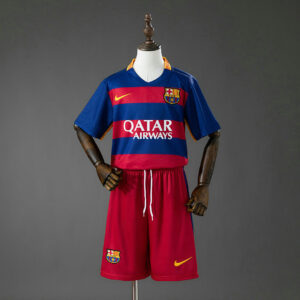 Ensemble Maillot Enfant Barcelone 2015/2016 - Domicile