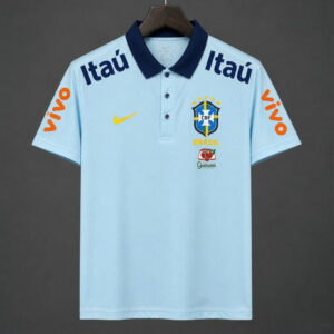 Maillot de foot Brésil 2026/2027 - Concept Bleu Clair Avec Parrainage
