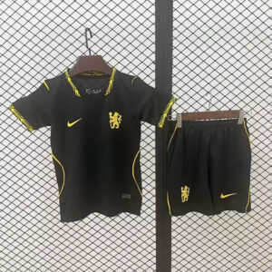 Ensemble Maillot Enfant Chelsea 2026/2027 - Exterieur Noir