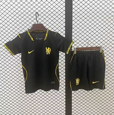 Ensemble Maillot Enfant Chelsea 2026/2027 - Exterieur Noir