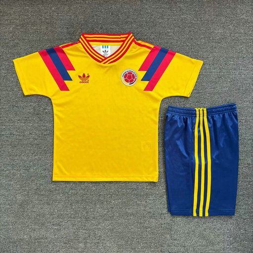 Ensemble Maillot Enfant Colombie 1990 - Domicile Jaune