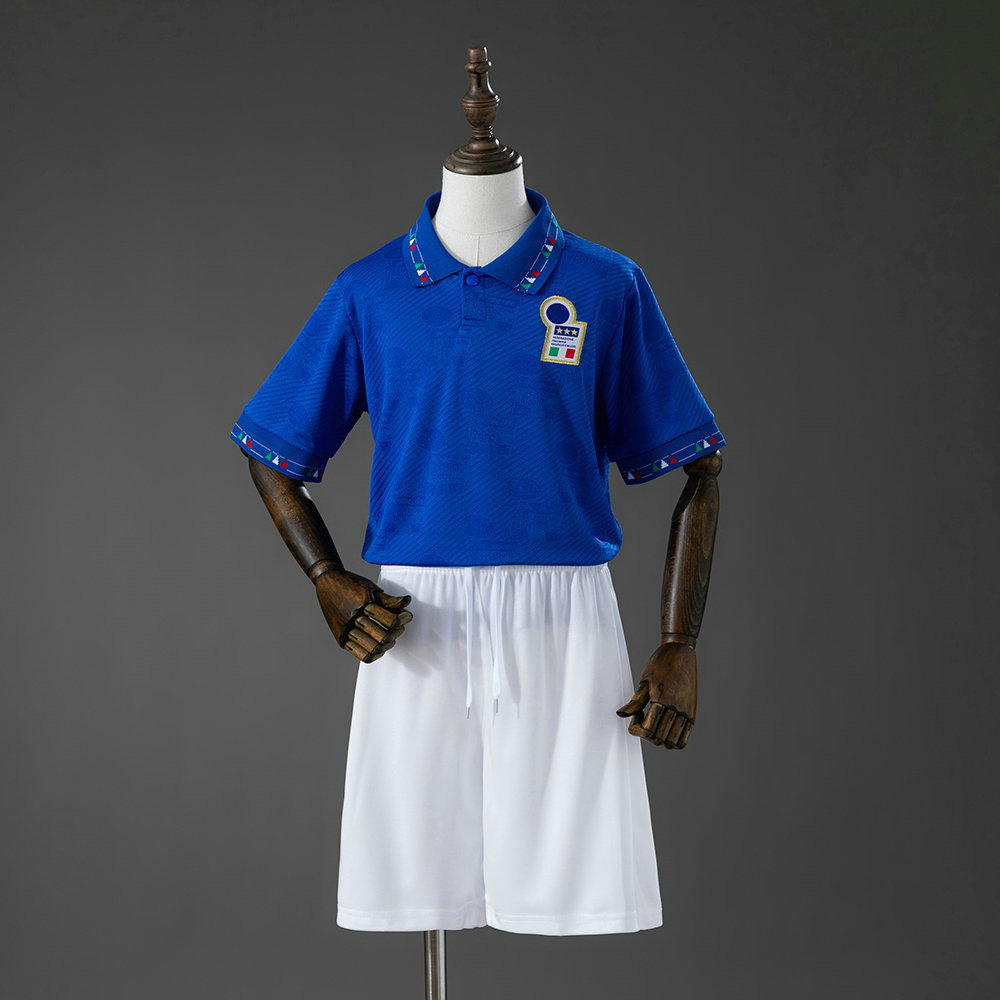 Ensemble Maillot Enfant Italie 1994 - Domicile Blue