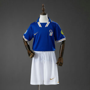 Ensemble Maillot Enfant Italie 1996 - Domicile Blue