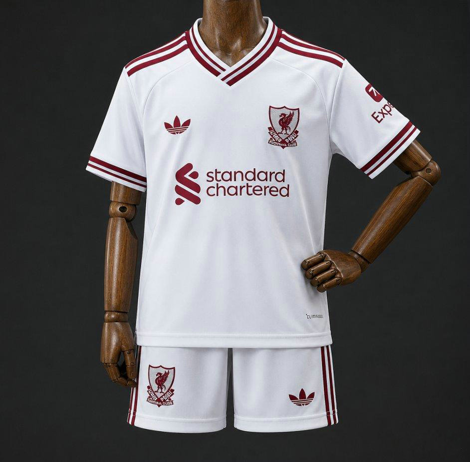 Ensemble Maillot Enfant Liverpool 2026/2027 - Exterieur