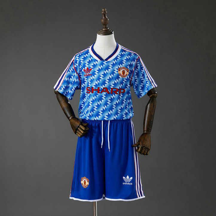 Ensemble Maillot Enfant Manchester United 1990/1992 - Exterieur