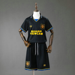 Ensemble Maillot Enfant Manchester United 1993/1994 - Exterieur Noir