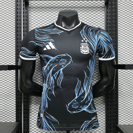 Maillot de foot Match Argentine Noir Poisson 2026/2027