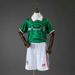 Ensemble Maillot Enfant Mexique 1998 - Domicile Vert