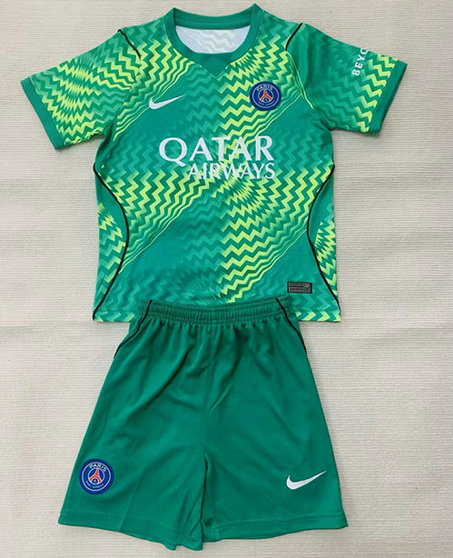 Ensemble Maillot Enfant PSG 2026/2027 - Vert