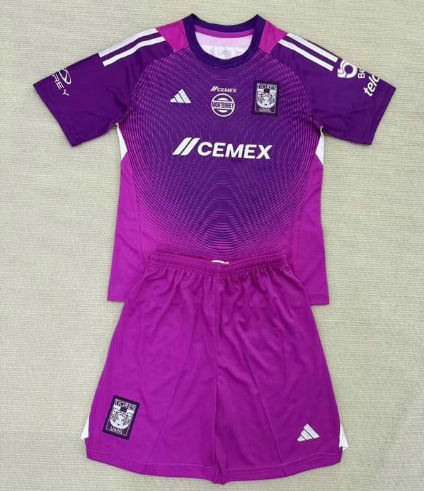 Ensemble Maillot Enfant Tigres UANL 2025/2026 - Violet