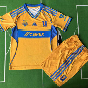 Ensemble Maillot Enfant Tigres UANL 2025 - 65 Ans Jaune