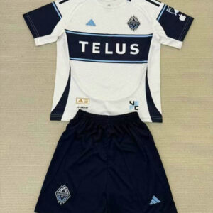 Ensemble Maillot Enfant Vancouver Whitecaps 2025/2026 - Blanc