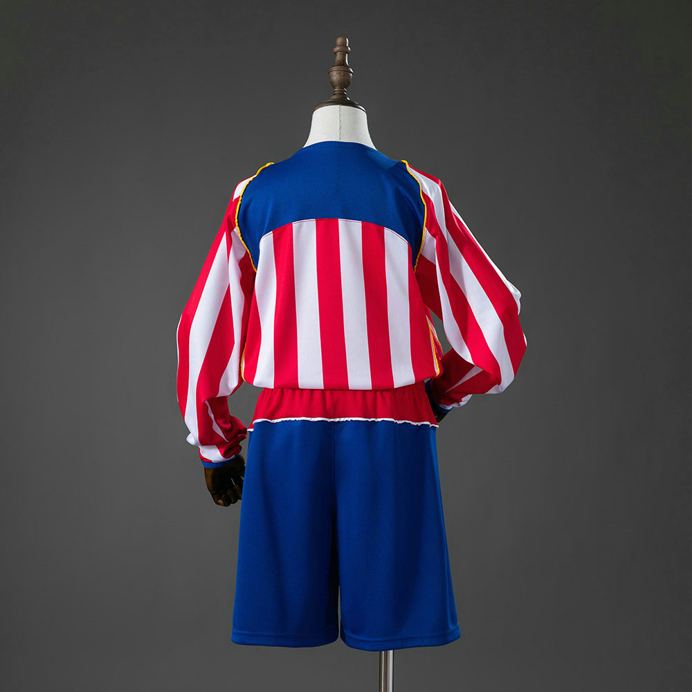 Ensemble Maillot Enfant Vintage Atletico Madrid 2004/2005 - Domicile Manches Longues