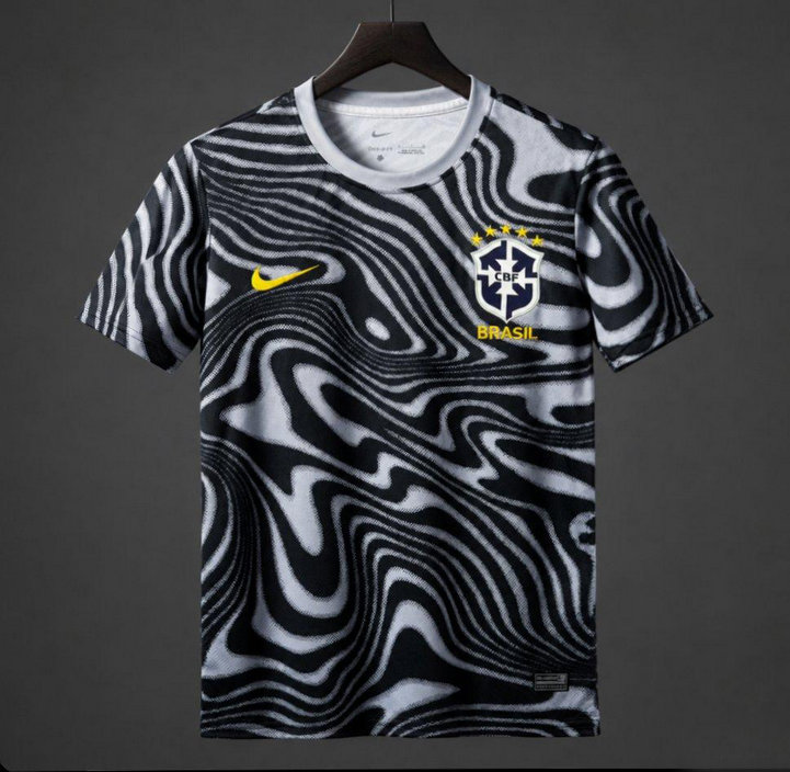 Maillot de foot Brésil 2026/2027 - Entraînement Noir Gris