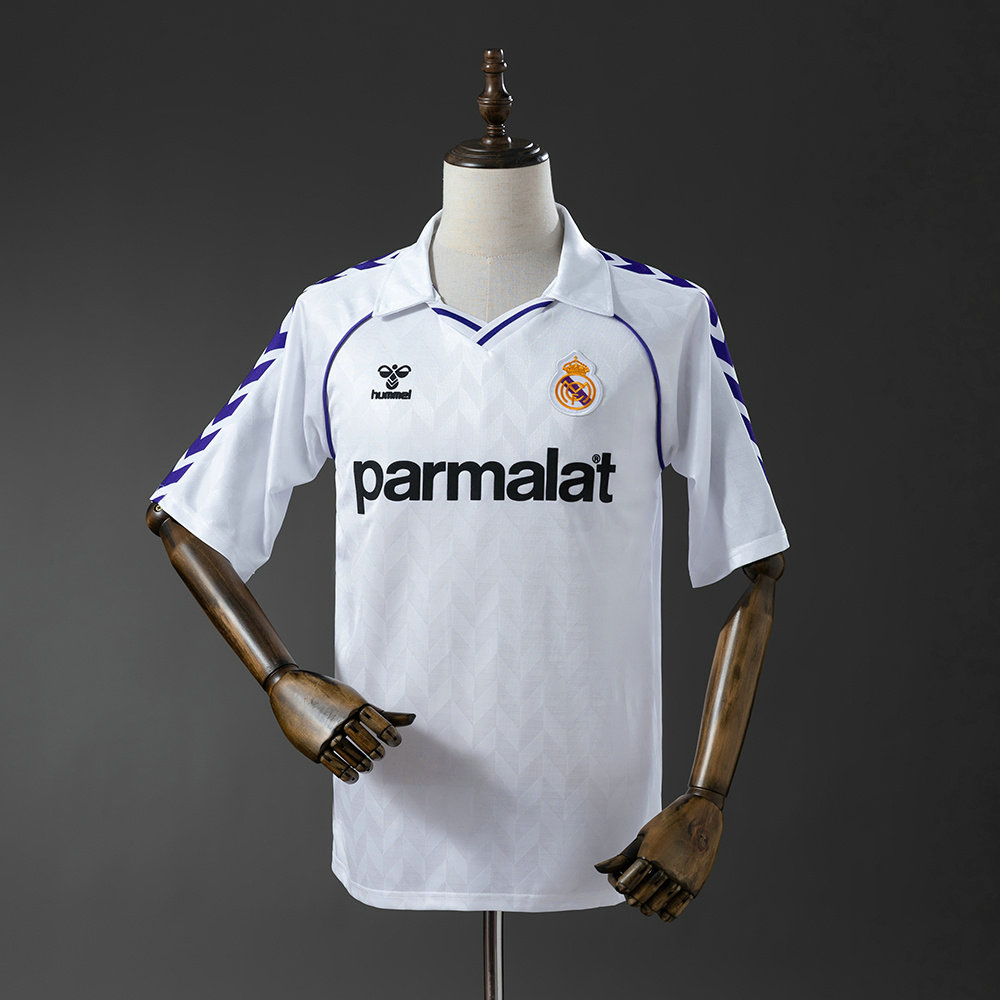 Maillot de foot vintage Real Madrid 1988/1989 - Domicile