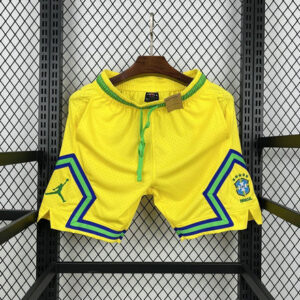 Short de foot Brésil 2026/27 - Jaune