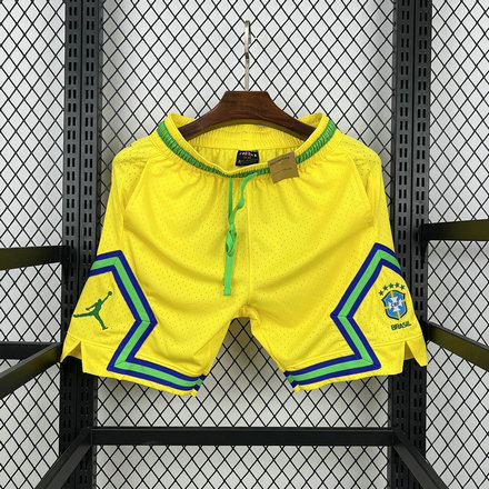 Short de foot Brésil 2026/27 - Jaune