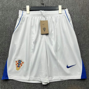 Short de foot Croatie 2026/27 - Blanc