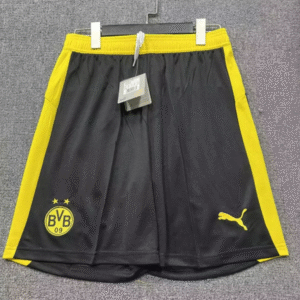 Short de foot Dortmund 2025/26 - Noir