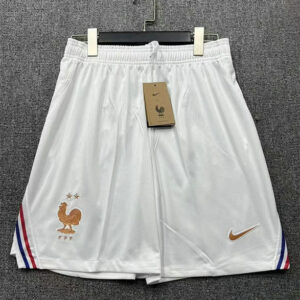 Short de foot France 2026 - Blanc