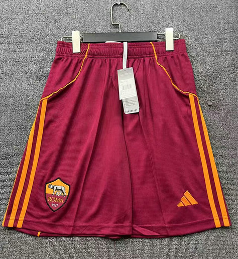 Short de foot Rome 2025/26 - Rouge
